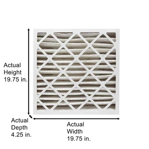 HDX 20 in. x 20 in. x 4 in. Honeywell Replacement Pleated Air Filter FPR 9(3 PK) - Picture 5 of 9