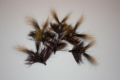 crayfish fly crawfish size 4 foam flies Whitlock Near Nuff fishskull skull bass