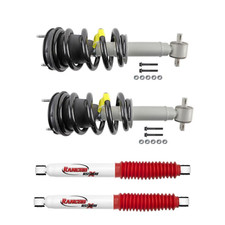 Rancho Front Leveling Struts RS5000X Rear Shocks For GMC Sierra 1500 4WD