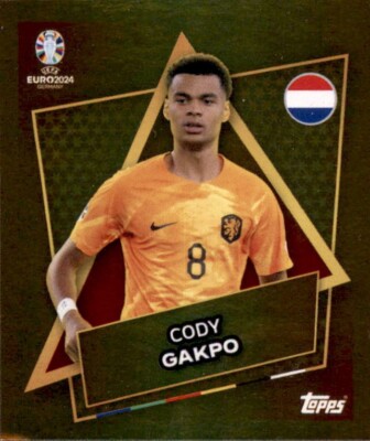EURO EM 2024 Sticker NED SP - Cody Gakpo  - Star Player