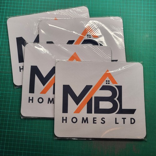 Personalised Mouse Mat Pad Photo Logo Computer PC Laptop Gift Large 5mm Rubber - Afbeelding 3 van 9