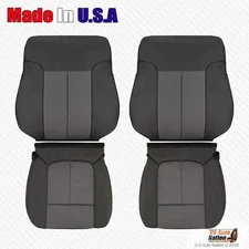 2009-2010 For Ford F150 Driver Passenger Cloth Replacement Seat Cover Stone Gray