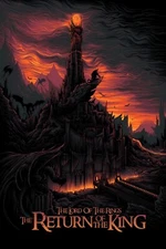 Printing The Lord of the Rings The Return of the King 8x12 Metal Movie Poster Si