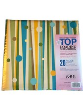 MBI Scrapbook Album Photo Book 20 Pages 12"x12" Pages Post Bound Gift Sealed