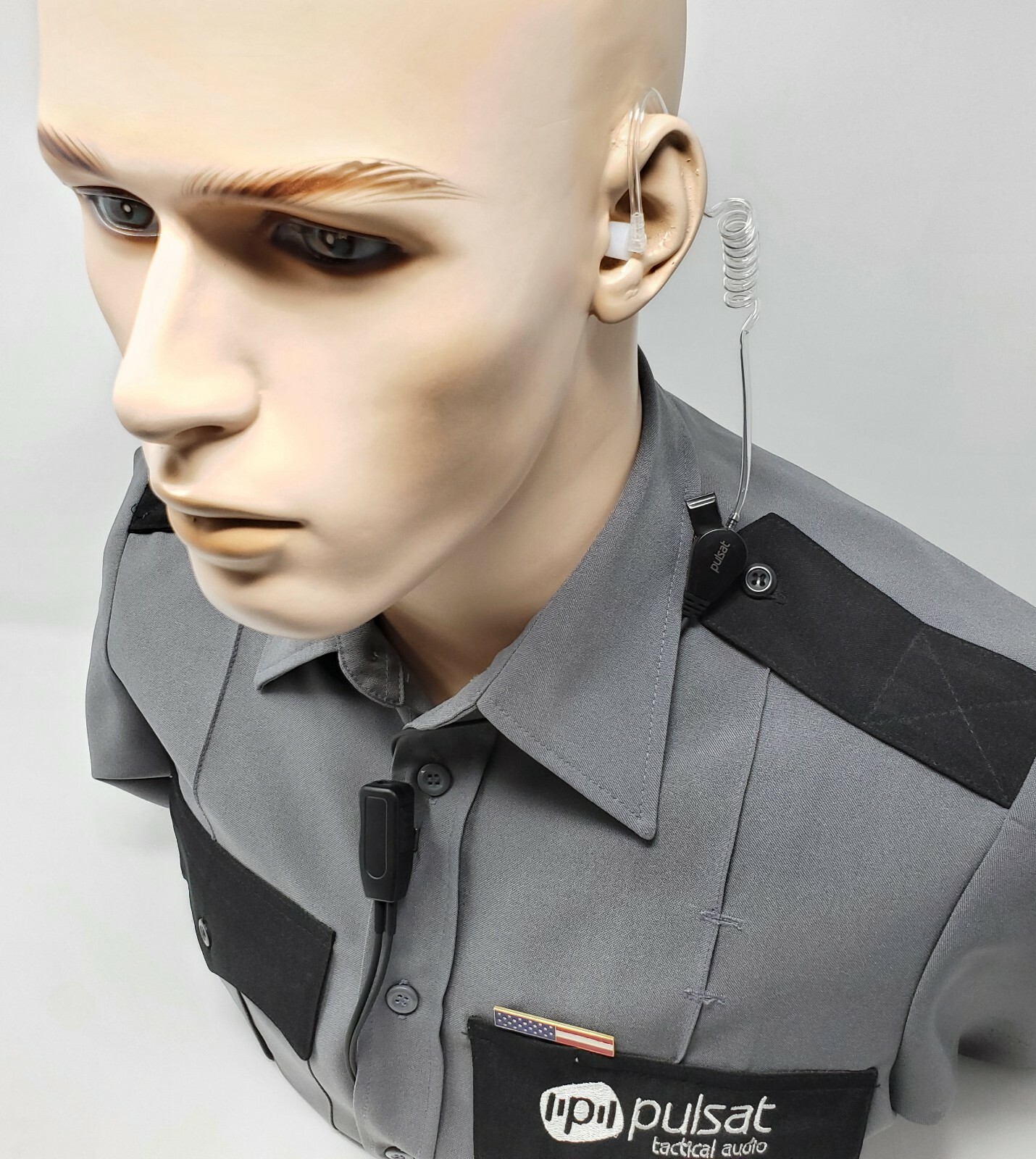 Pulsat SingleWire Surveillance Mic Kit for Kirisun Radios T60 T65 W60