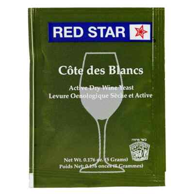 Red Star Cote De Blanc Wine Yeast - Packets and Brick