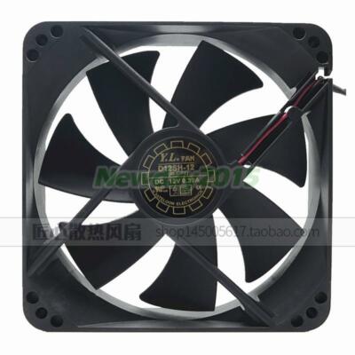 for Yate Loon D12SH-12 12V 0.3A 2pin Cooler Cooling Fan Silent 19dB 120*120*25mm