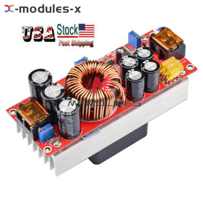 1800W 40A DC-DC 10-60V to 12-90V Boost Converter Step Up Power Supply Module US