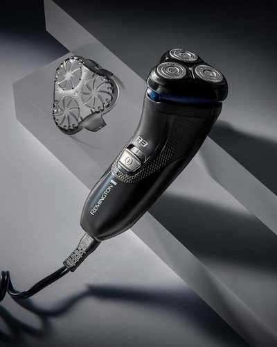 Rasoio Elettrico Barba Remington Taglia Barba e Baffi Testine Rotanti Flessibili - Foto 7 di 10