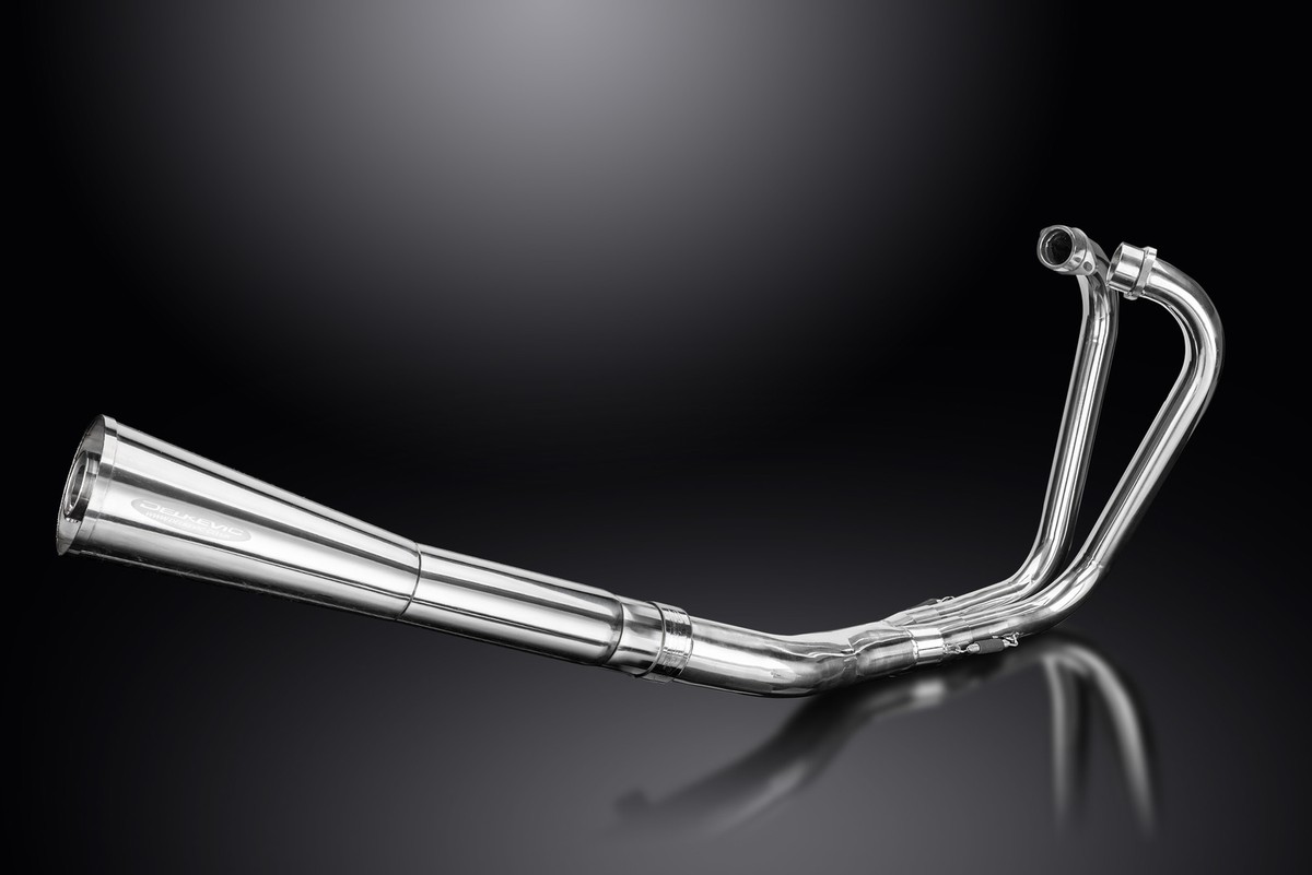 Kawasaki Z750B Twin 1976-1979 Complete Exhaust 2-1 Stainless