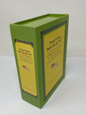 Things to Know Before You Say Go : 76 Powerful Questions to Ask - FREE SHIPPING!