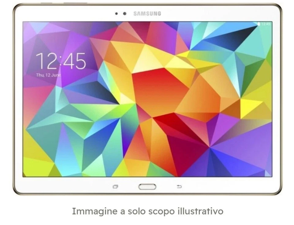 TABLET Samsung Galaxy Tab S 8.4 ORO (Senza SIM-lock) WIFI ANDROID TABLET sm-t700 - Immagine 2 di 3