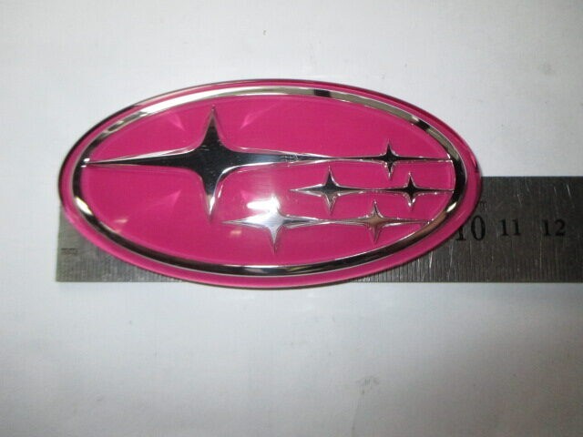 Impreza WRX Subaru Emblem Custom Pink Front Ornament GDA and