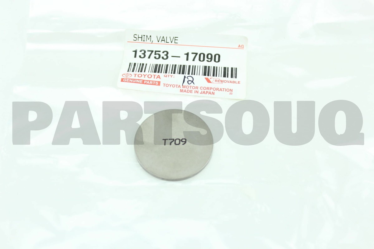 1375317090 Genuine Toyota SHIM, VALVE ADJUSTING 13753-17090