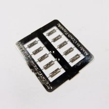 CTM 1/24 1/25 Semi Truck Clear LED Style Square Marker Lights 10x Photoetch