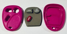 Pink Keyless Remote 3 Button Car Fob Case Shell Button Pad 15042968 Koblear1xt