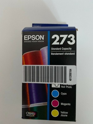 *GENUINE* EPSON 273 STANDARD CAPACITY COLOR MULTI-PACK INK BUNDLE