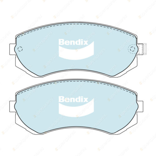 8Pcs Front + Rear Bendix 4WD Brake Pads Set for Nissan Patrol Y61 GU AWD - Picture 3 of 3