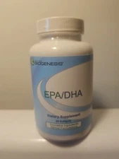 Nutra Biogenesis EPA(180mg)/DHA (120mg) 1000mg fishoil 90 Capsules 