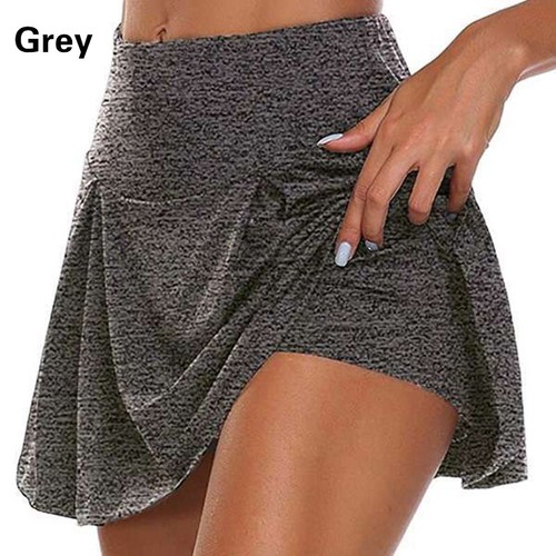 Damen Sport Shorts Tennis Gym Kurz Tanz Rock Laufen Fitness Yoga Hosenrock - Bild 6 von 11