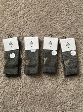 Nike ACG Kelly Ridge Wool Socks Black Olive 4 Pairs Small Youth 3-5 Wmns 4-6