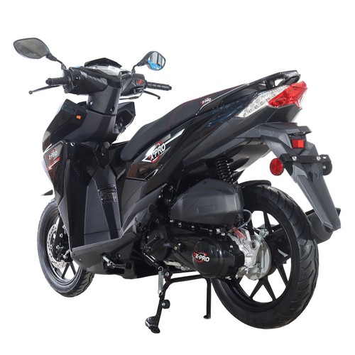 X-PRO Orion 200 Moped Scooter with 14" Alloy Wheels,Electric/Kick,LED Headlight - Picture 16 of 54