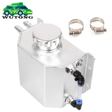 1L Aluminum Radiator Coolant Overflow Bottle Recovery Water Tank Reservoir NEW