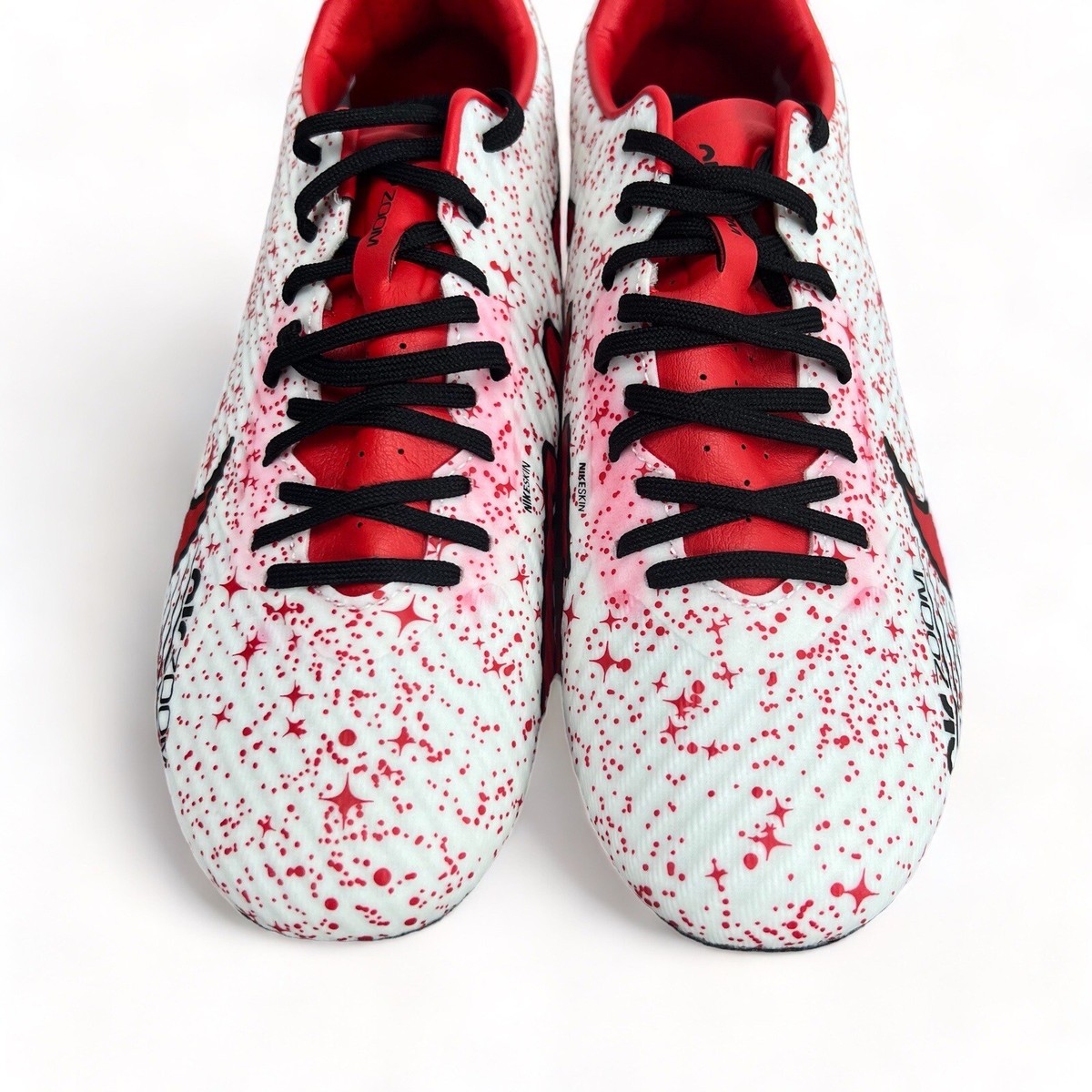 Nike Air Zoom Mercurial Vapor 15 Academy FG Soccer White Red  display picture 3