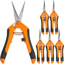 12 Pcs Gardening Scissors Stainless Steel Pruning Shears Hand Pruner Trimming