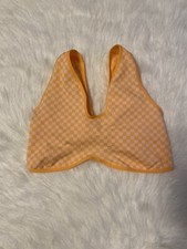 No Boundaries Bra Womens Juniors Size XL Orange Seamless Wireless Bralette