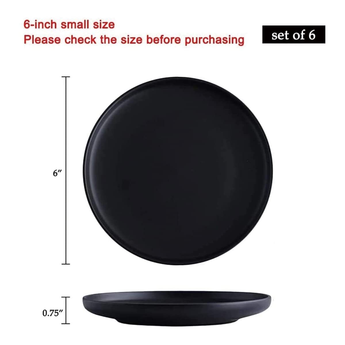 Inches Small Appetizer Plates Matte Porcelain Elegant Mini Size