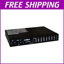 Compact 7-Band Stereo Graphic Equalizer with Wireless Display & Fader Control