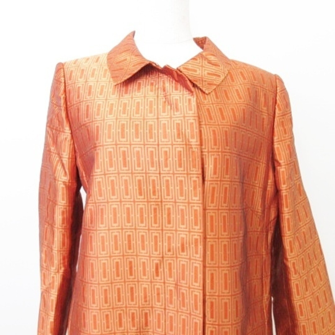 Pierre Cardin Full Pattern Long Coat Jacket Outerwear Made