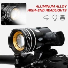 1-4Sets 900000LM Rechargeable LED MTB Bicycle Light Racing Bike Front Headlight