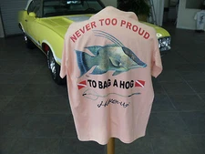 DIVING new t-shirt fishing t shirt lure HOGFISH XTRA LARGE PINK XL