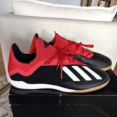 Adidas Tango 18.3 Indoor Soccer Sneakers Mens Size 12 Red Futsal Football Shoes