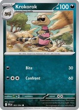 Krokorok 65/94 Reverse Holo | Phantasmal Flames | Pokemon Card