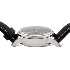 Breitling Transocean Chronograph 38 Black Dial Leather Band Steel Box Paper 2015 9