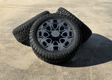 2011-2026 Chevy Silverado 2500 Gloss Black 20 8 Lug Wheels 27565r20 Rt Tires