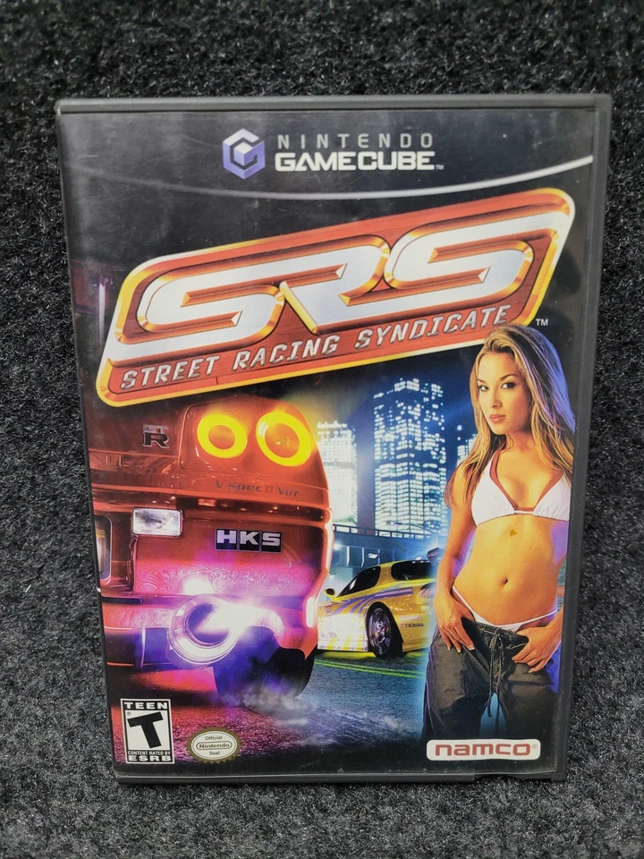 SRS Street Racing Syndicate Nintendo GameCube videogame completo Namco Racing - Imagem 2 de 4