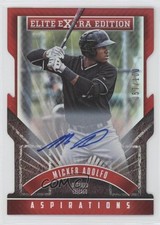 2015 Panini Elite Extra Edition Aspirations 57/100 Micker Adolfo #185 Auto mm8