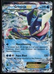 Greninja EX XY20 Black Star Promo