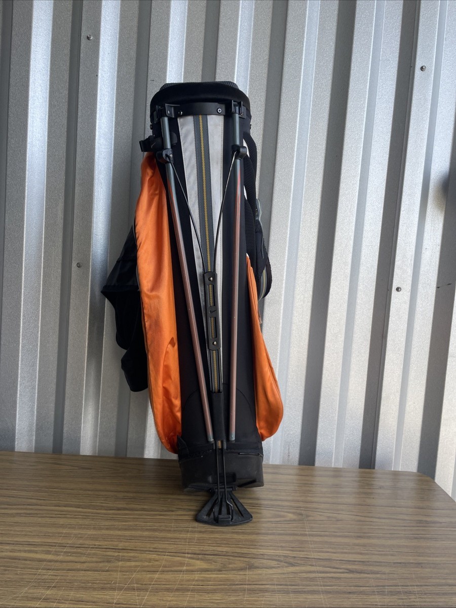Nike Xtreme Sport 8-Way Divider Golf Stand Bag (Black/Orange) W