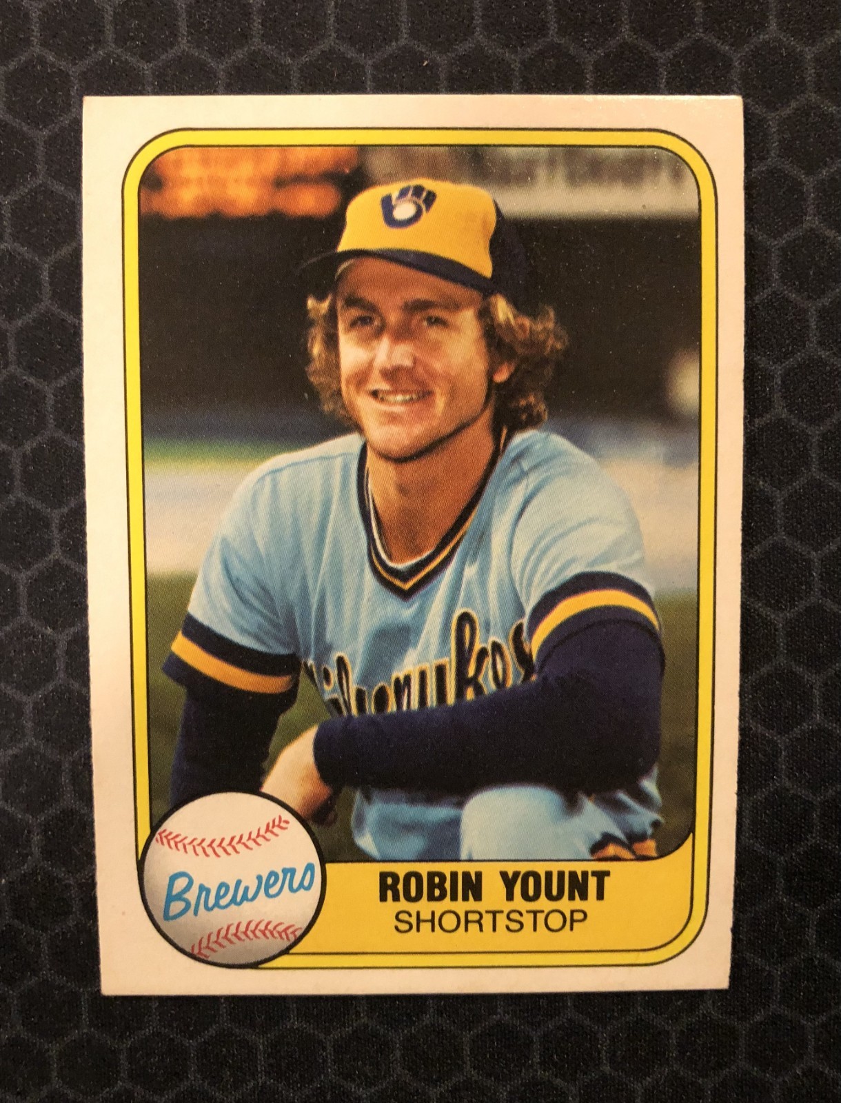 ⚾ 1981 Fleer Baseball #511 - Robin Yount - Milwaukee Brewers ⚾