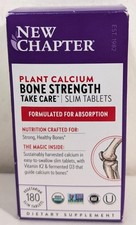 New Chapter Bone Strength Take Care - 180ct Slim Tablets - EXP 08/27 - NEW