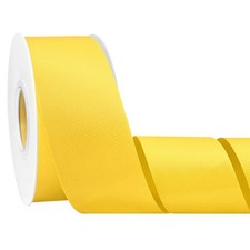 Maize Yellow Grosgrain Ribbon 1/4 Inch x 50 Yards Gift Wrapping Sewing
