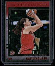 2025 Panini Caitlin Clark Chronicled #45 Caitlin Clark Red Holo
