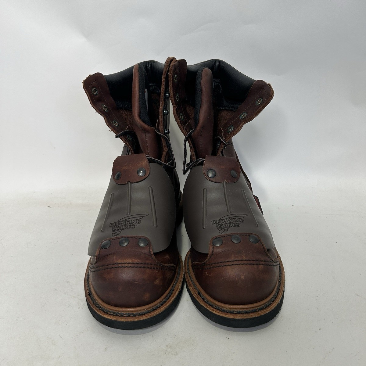 Red Wing 4484 Met Guard Steel Toe Boots “Brown” Men display picture 1