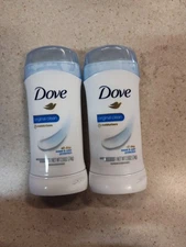 2 X Dove Original Clean Antiperspirant Deodorant Sweat Odor Protection 2.6 Oz