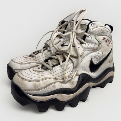 Vintage Nike Air Pro Shark Stove III Zoom Air White 10.5 Football